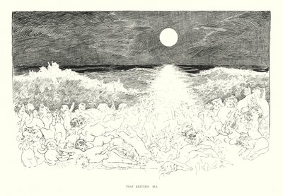 That Restless Sea (litográfia) alkotó: Charles Dana Gibson