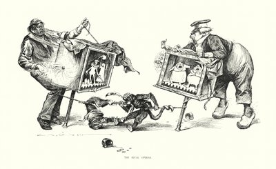 A rivális operák (litográfia) alkotó: Charles Dana Gibson