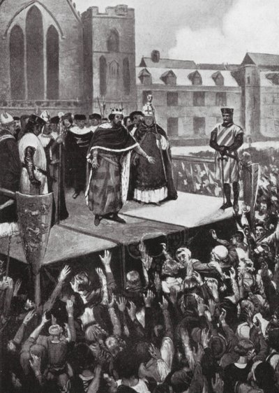 I. Edward az alattvalóihoz fordul alkotó: Charles Daniel Ward