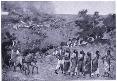 Egyiptomi tábor az Olajfák hegyén, 1920 körül (litho) alkotó: Charles Daniel Ward