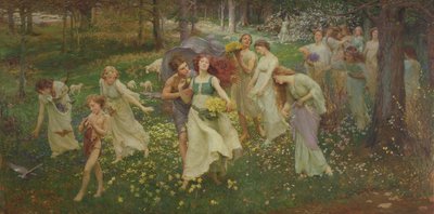 A tavasz előrehaladása, 1905 alkotó: Charles Daniel Ward