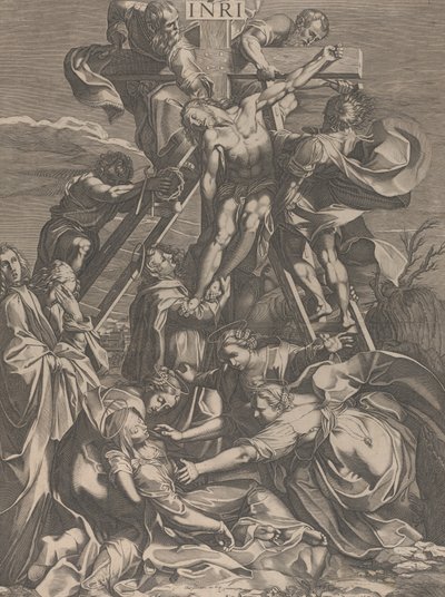 A keresztről való leszállás, 1615-31. alkotó: Charles David