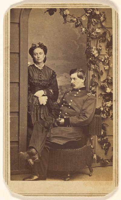 [George Brinton McClellan tábornok és felesége] alkotó: Charles DeForest Fredricks