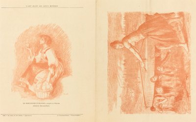 A köszörűkő; Fiatal először! [elülső] alkotó: Charles Decaux after John Lewis Brown