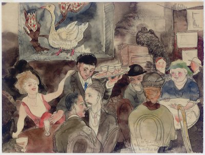 Az Arany Hattyúnál, amelyet néha „pokollyuknak” hívnak alkotó: Charles Demuth