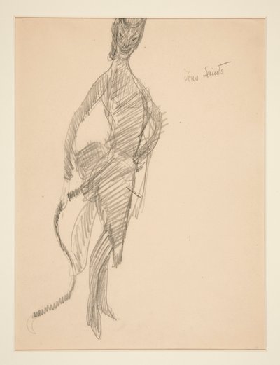 Jelmezrajz: Ördög mint hölgy alkotó: Charles Demuth