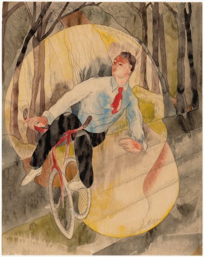 Vaudeville-ben, a kerékpáros alkotó: Charles Demuth