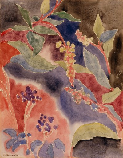 Levelek és bogyók alkotó: Charles Demuth