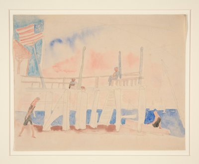 Móló Négy Figurával alkotó: Charles Demuth