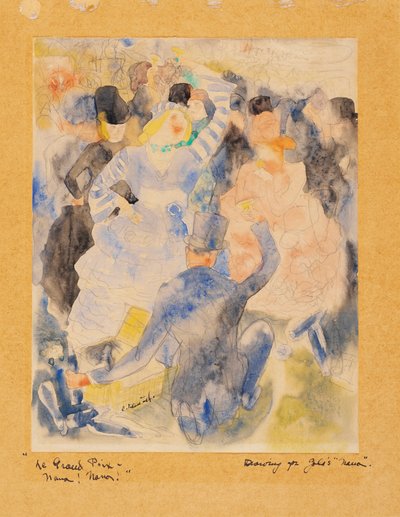 Zolas Nana, 1915-16 (wc papíron) alkotó: Charles Demuth