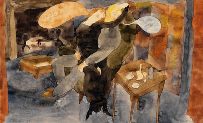 Zolas Pandora, 1918 (wc papíron) alkotó: Charles Demuth