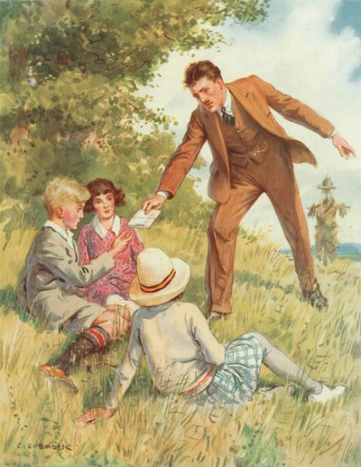 „Készesek vagytok tenni valamit a hazájukért?” jelenet a titkosszolgálatból (színes litó) alkotó: Charles Edmund Brock