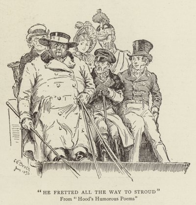 Egészen Stroudig, Hood humoros verseiig idegeskedett alkotó: Charles Edmund Brock