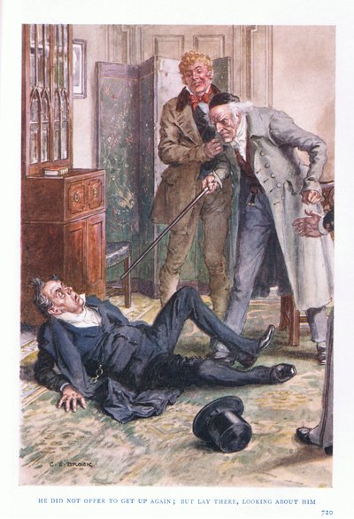 Nem ajánlotta fel, hogy újra felkel, hanem ott feküdt, és körülnézett alkotó: Charles Edmund Brock
