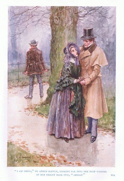 Megyek mondta lassan, és messzire nézett ragyogó, sötét szemei mély csodájába, külföldre. alkotó: Charles Edmund Brock