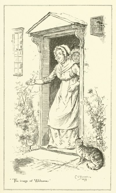 Illusztráció Charles Lamb Elia esszéihez (metszet) alkotó: Charles Edmund Brock