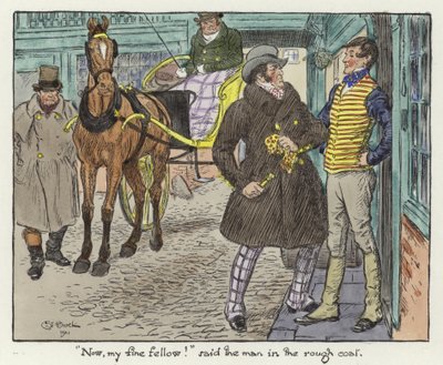 Illusztráció a Pickwick Papershez alkotó: Charles Edmund Brock