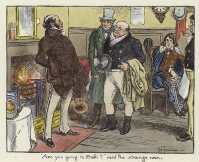 Illusztráció a Pickwick-papírokhoz alkotó: Charles Edmund Brock