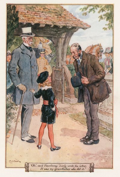 Little Lord Fauntleroy, Frances Hodgson Burnett alkotó: Charles Edmund Brock
