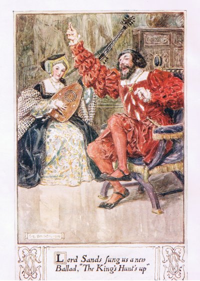 Lord Sands egy új balladát énekelt nekünk, a The King