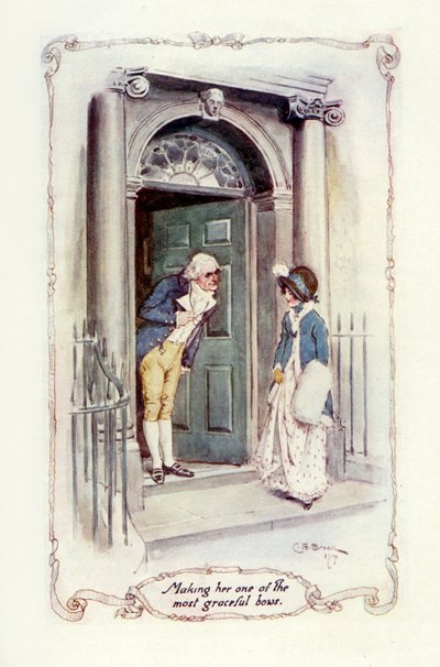 Az egyik legkecsesebb íja elkészítése, 1907 (illusztráció) alkotó: Charles Edmund Brock