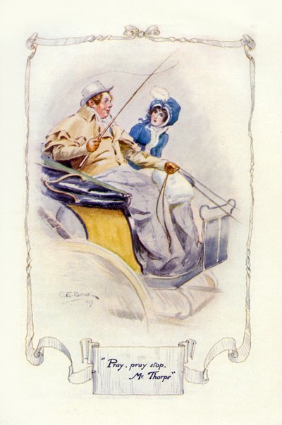 Imádkozz, imádkozz, állj meg, Mr. Thorpe, 1907 (illusztráció) alkotó: Charles Edmund Brock