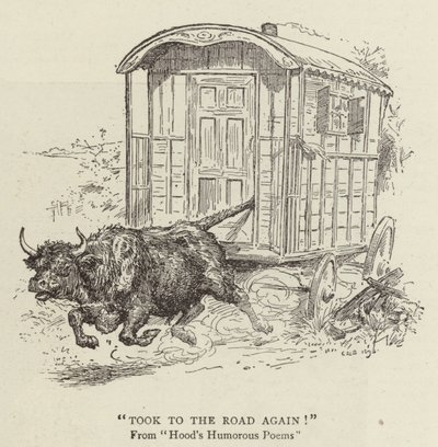 Újra útra kelt!, Hood humoros versei alkotó: Charles Edmund Brock