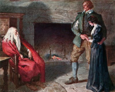 Ti két bolond! – mondta végül, olyan mélységes megvetéssel, amelyet egyetlen szó sem mondhat ki: – Két bolond! alkotó: Charles Edmund Brock