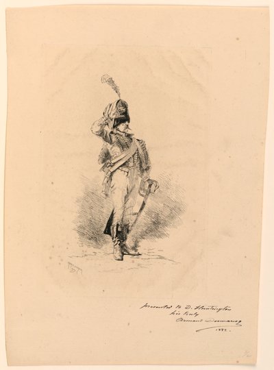 A katonai üdvözlet alkotó: Charles Edouard Armand-Dumaresq