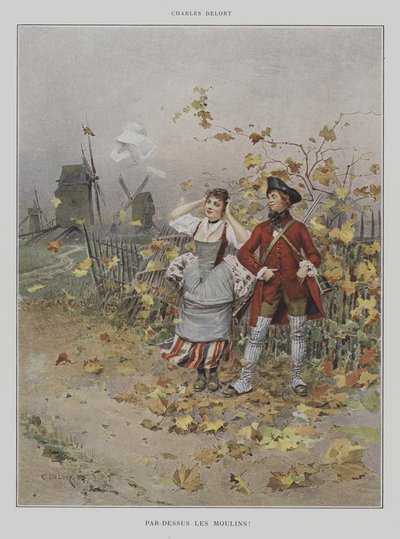 A malmok fölött! alkotó: Charles Edouard Delort