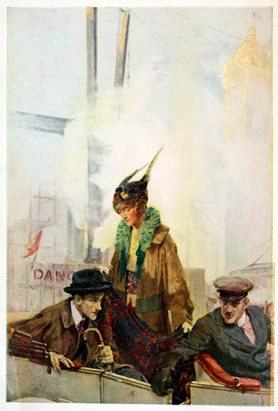 The Home-Coming of Bibbs, The Turmoil, pub. 1915. alkotó: Charles Edward Chambers