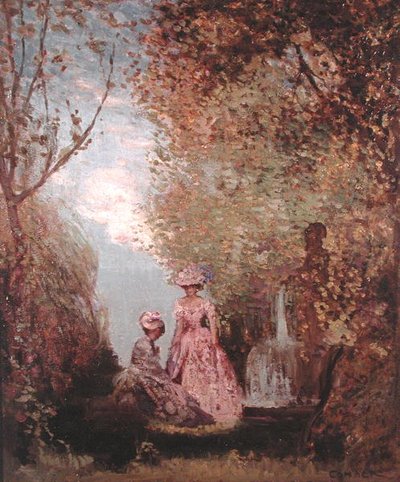 Forest Glade (olaj) alkotó: Charles Edward Conder