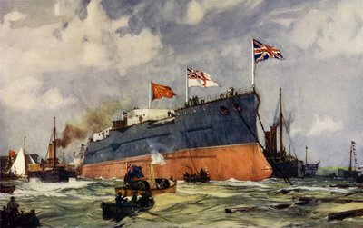 A London indulása Portsmouthban alkotó: Charles Edward Dixon