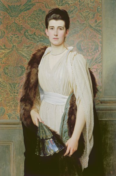 Női portré alkotó: Charles Edward Perugini