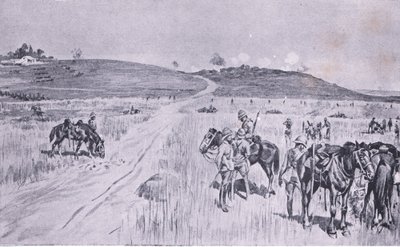 Vryheid domborműve a Pretoria után: A gerillaháborúból, amelyet a Harmsworth Bros Limited adott ki, 1901 alkotó: Charles Edwin Fripp