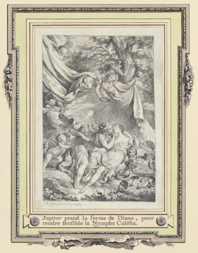 Jupiter és Callisto alkotó: Charles Eisen