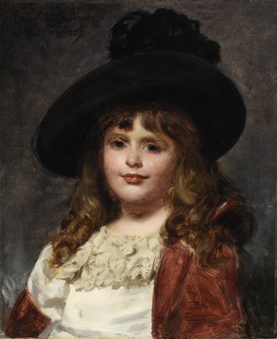 Laura hétévesen, 1887. alkotó: Charles Emile Auguste Carolus Duran
