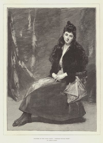 Képek a Párizsi Szalonban, Portrait de Ma Fille alkotó: Charles Emile Auguste Carolus Duran