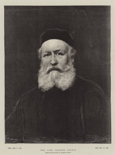 A néhai Charles Gounod alkotó: Charles Emile Auguste Carolus Duran
