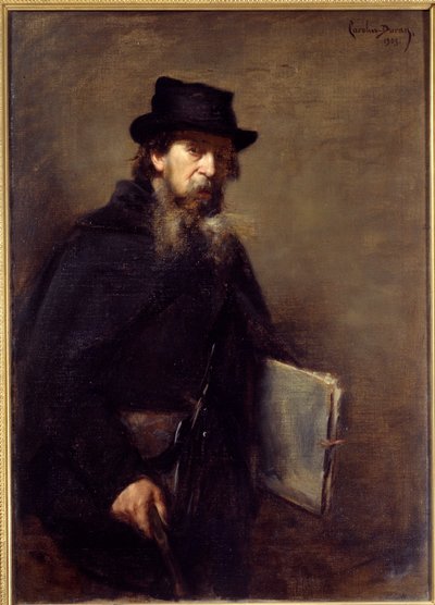 A régi litográfus Emile Auguste Carolus Duran festménye (Carolus-Duran alkotó: Charles Emile Auguste Carolus Duran