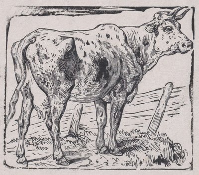 Egy tehén, kb. 1853. alkotó: Charles Emile Jacque