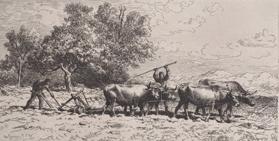 Ökörcsapat, 1868. alkotó: Charles Emile Jacque