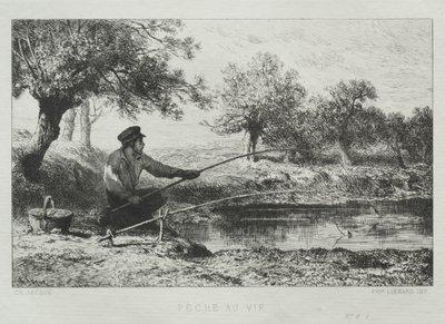 Halászat. alkotó: Charles Emile Jacque