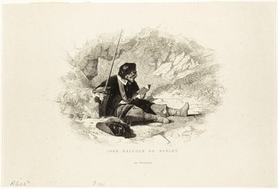 John Balfour of Burley - A puritánok alkotó: Charles Emile Jacque