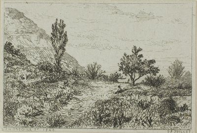 Tájkép alkotó: Charles Emile Jacque