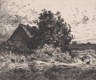 A Bush Kercassier, kb. 1875-80. alkotó: Charles Emile Jacque