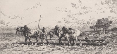 A görgő, 1868. alkotó: Charles Emile Jacque