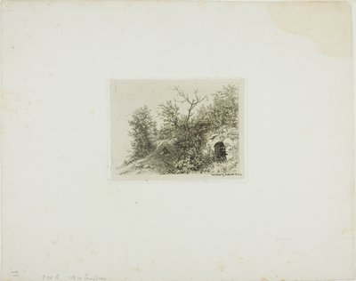 Egy dombon ülő ember alkotó: Charles Emile Jacque