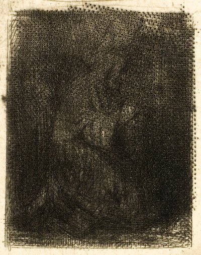 Szerzetes az imádságnál alkotó: Charles Emile Jacque