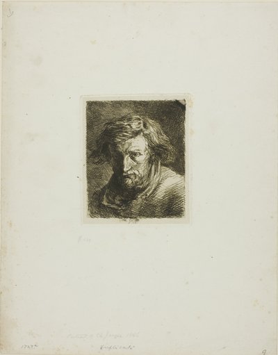 A művész portréja alkotó: Charles Emile Jacque